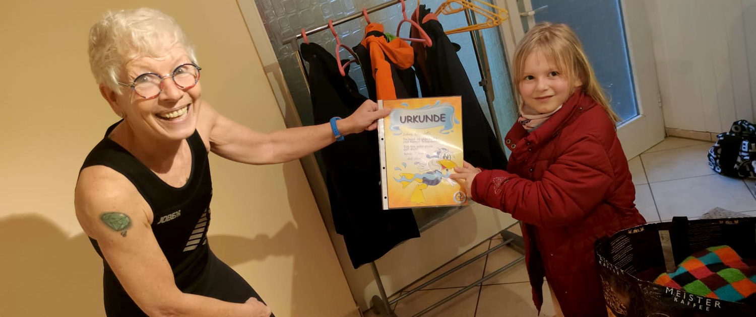 Urkunde für Kinder-Schwimmkurs